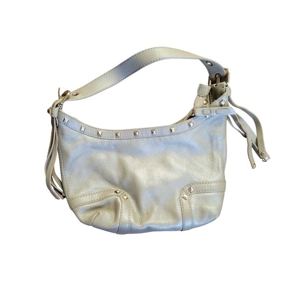 Stuart Weitzman Studded Leather Satchel - Picture 2 of 3